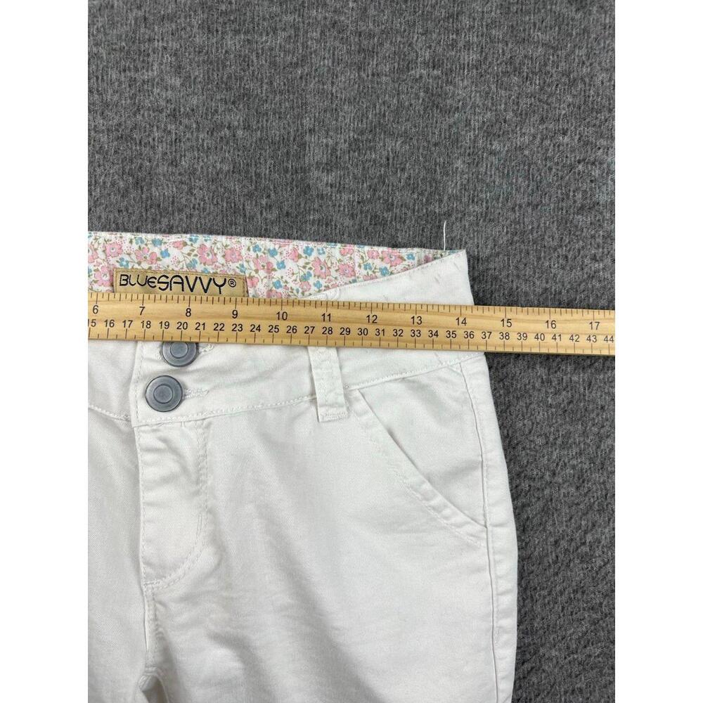 Blue Savvy Women's White Jeans Size‎ 9 - Picture 6 of 10